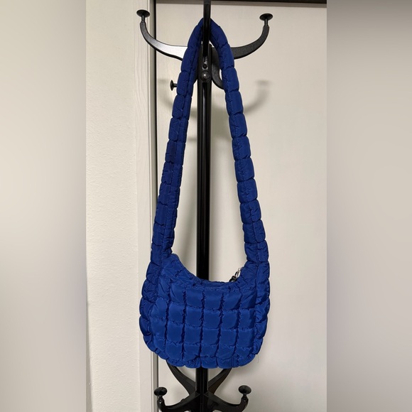 FP Movement - Blue Quilted Carryall Sling Bag - Picture 2 of 10